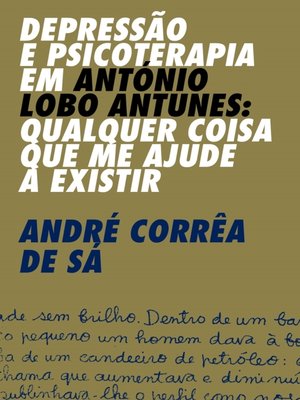 cover image of Depressão e Psicoterapia em António Lobo Antunes